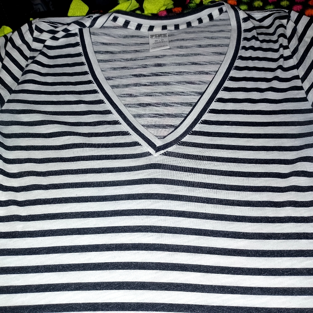 Victoria Secret striped tee size xs